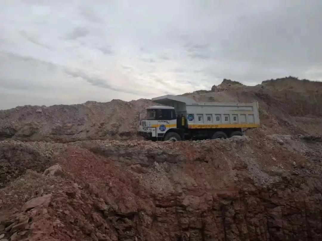 宇通重裝純電動(dòng)礦用車內(nèi)蒙試車